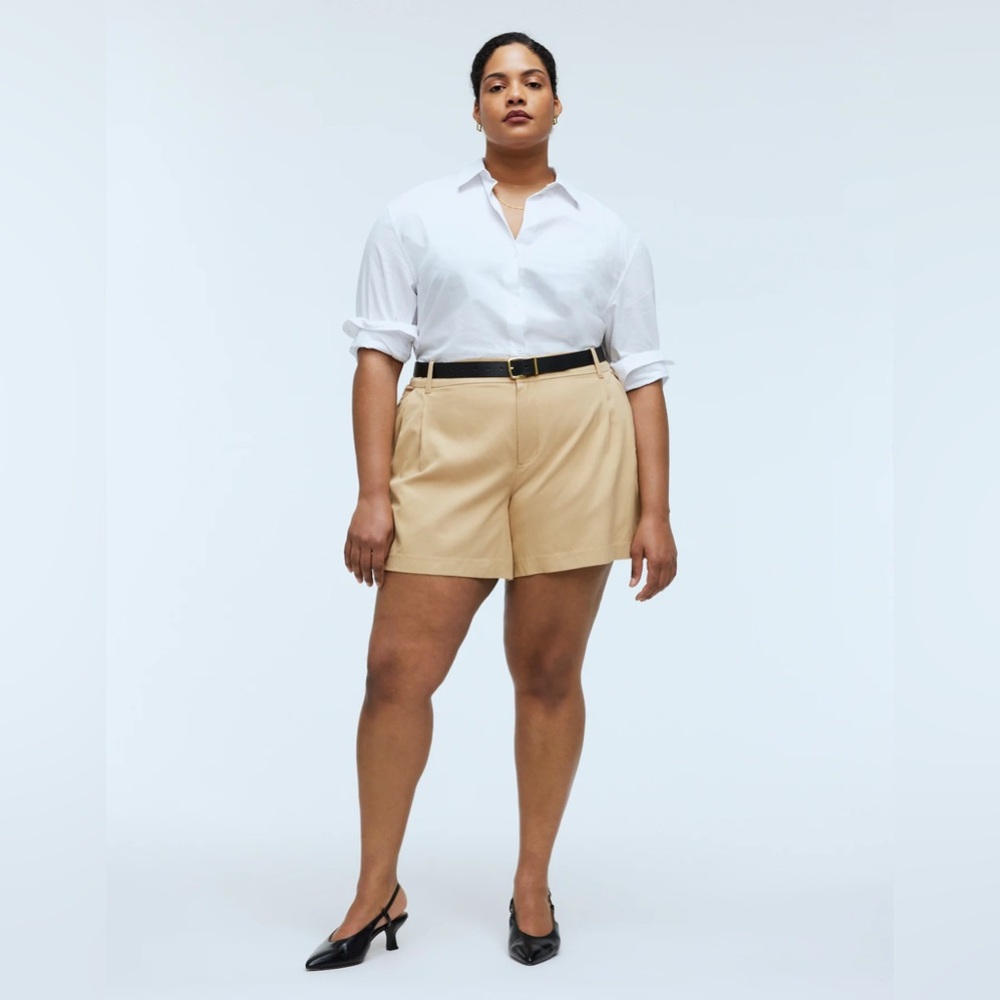 NWT Madewell The Plus Harlow Short 18W - Tan
